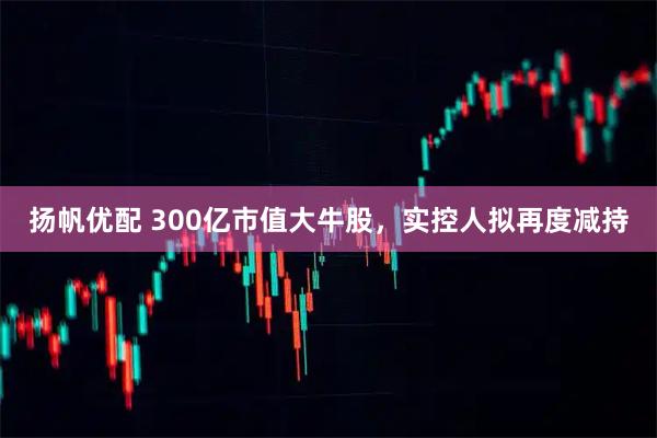 扬帆优配 300亿市值大牛股，实控人拟再度减持